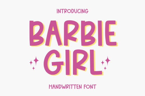 Barbie Girl: The Font That Whispers Whimsy and Shouts Joy