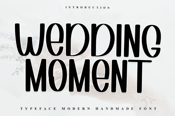 Capturing Festive Joy: The Wedding Moment Typeface