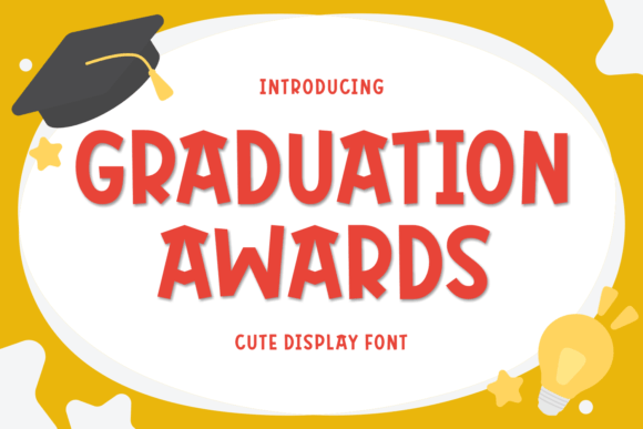 Celebrate Academia with the Graduation Awards Display Font