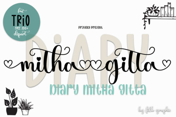 Diary Mithagitta: A Handwritten Font for Authentic Design