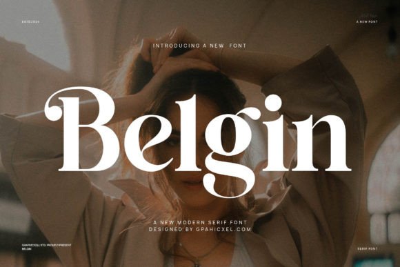 Discover the Belgin Typeface: Elegance Meets Modern Design