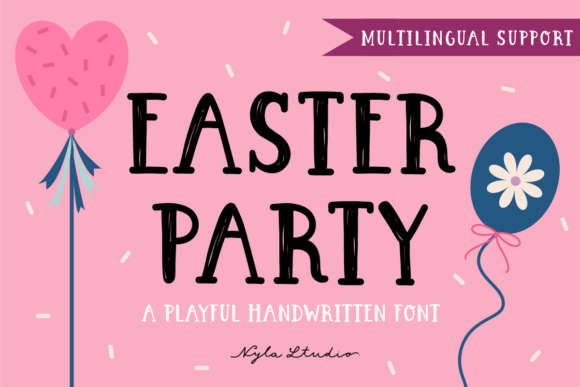 Easter Party Font: A Playful Touch for Festive Designs