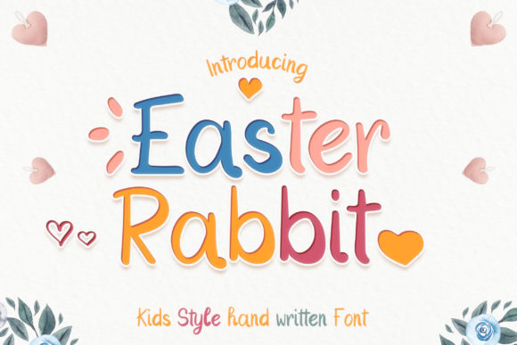 Easter Rabbit: A Handwritten Font That Feels Like a Warm Hug