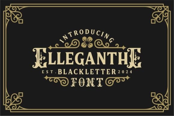 Elleganthe: A Vintage Font for Timeless Design