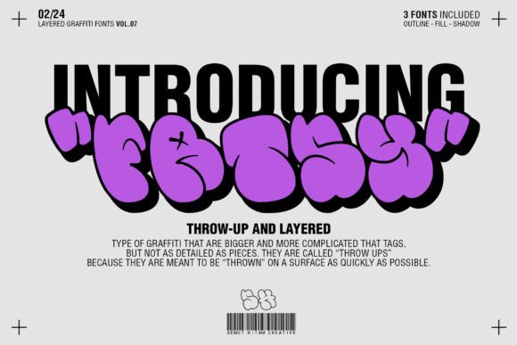 Fatsy: The Bold Graffiti Font That Demands Attention