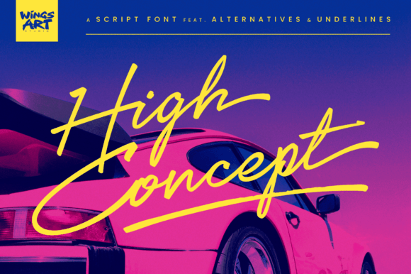 High Concept: The Modern Script with a Retro Soul