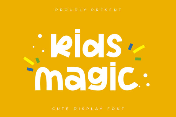 Kids Magic: The Display Font That Brings Designs to Life