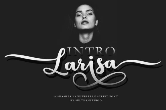Larisa: A Magical Script Font for Creative Projects