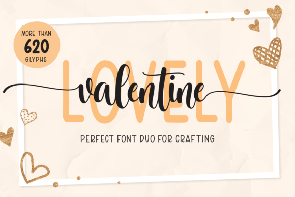 Lovely Valentine Duo: A Handmade Touch for Your Brand