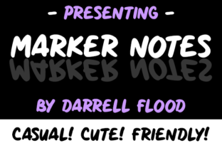 Marker Notes: The Handwritten Font That Feels Like a Friendly Note