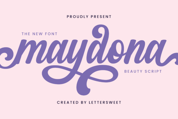 Maydona: A Calligraphic Font for Modern Designers