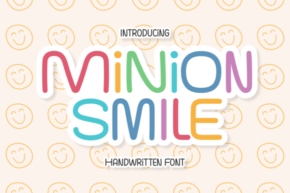 Minion Smile: A Whimsical Handwritten Font for Playful Designs