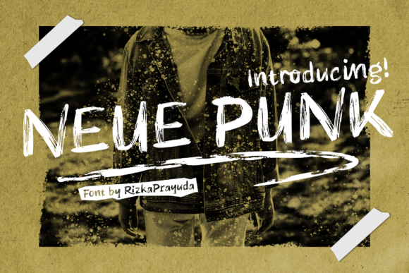 Neue Punk: The Brush Font with Urban Attitude