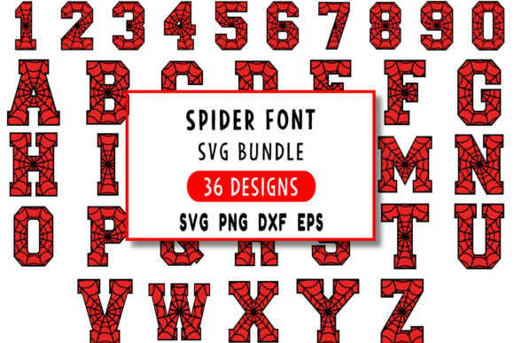 Spider Font SVG: Weaving Web Details into Halloween Designs