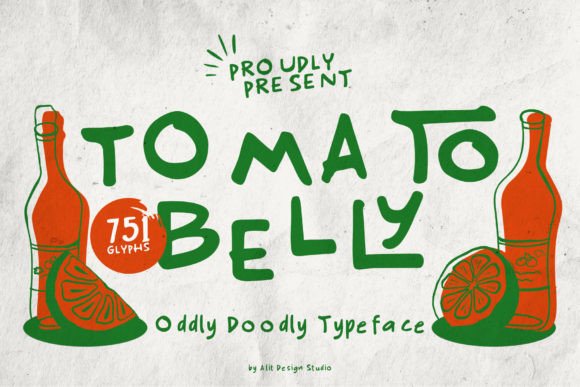 Tomato Belly: The Playful Handwritten Font for Joyful Design