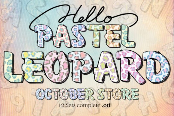 Unleashing the Wild Side: A Deep Dive into Pastel Leopard Font