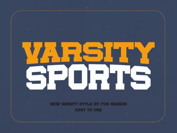 Varsity Sports: The Go-To Typeface for Bold, Energetic Branding